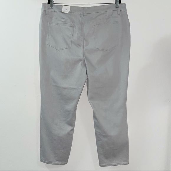 Chico's Ankle Denim Girlfriend Jean Moonlight Gray - Picture 2 of 13